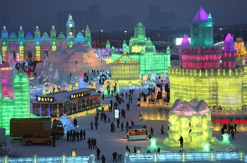 فستیوال یخ هاربین در چین، بزرگترین جشنواره یخی دنیا