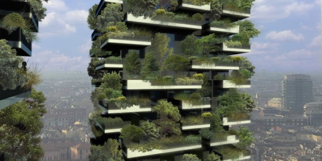طرح برپائی اولین جنگل عمودی جهان در میلان ایتالیا